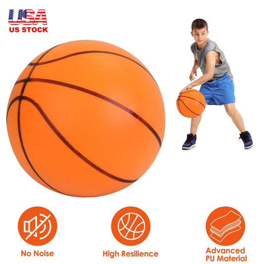 Silent Indoor Basketball – Quiet Foam Dribble Ball for Home Practice