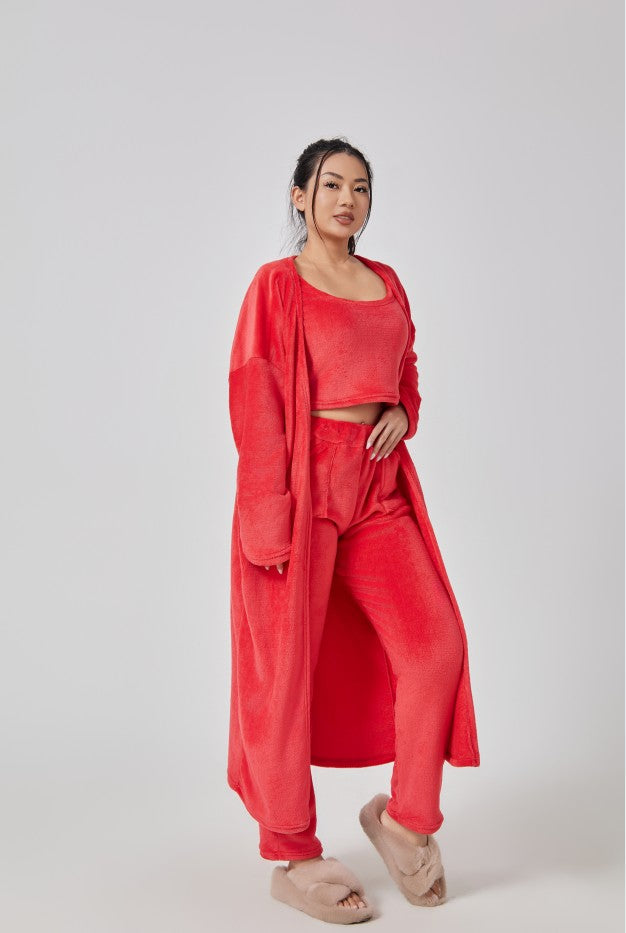 3-Piece Cozy Lounge Pajama Set