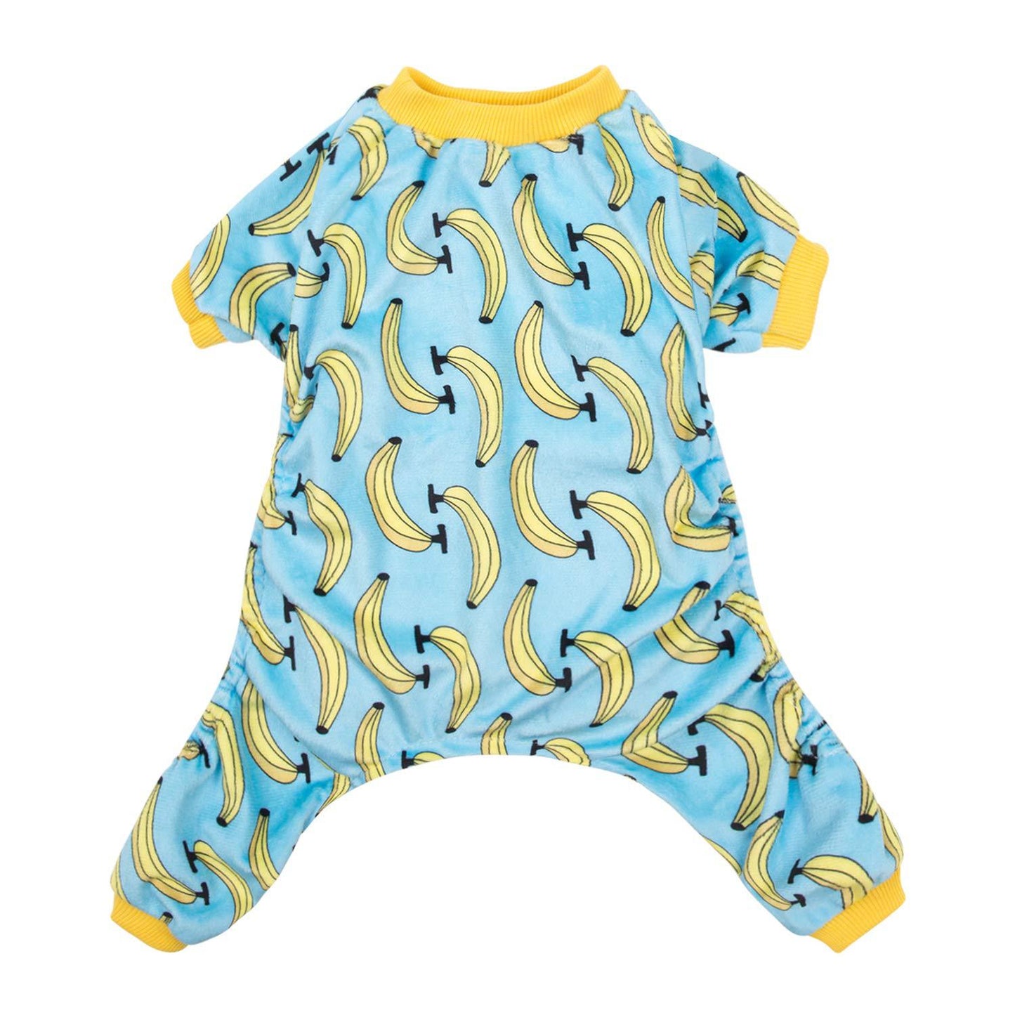 Banana Pet Pajamas – Fun Cozy Onesie