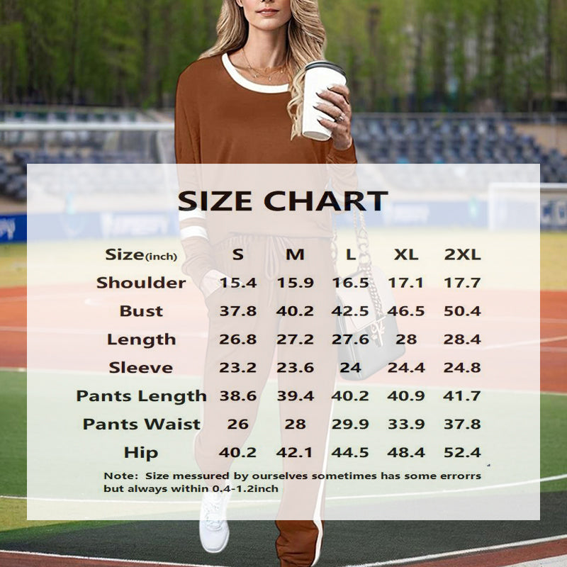 Women's Casual Striped Loungewear Set – Soft & Stylish Comfort