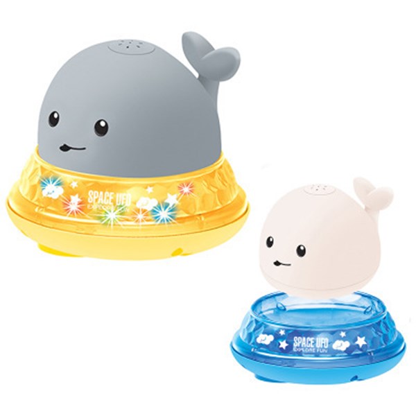 Floating Whale Bath Toy – Light-Up Sprayer