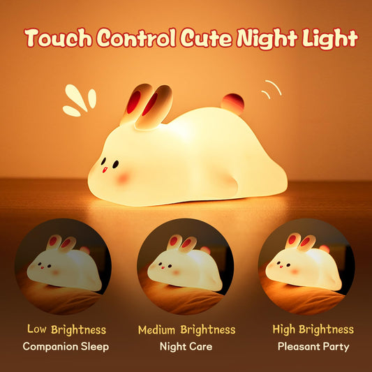 Squeeze Bunny Night Light