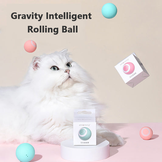 Smart Rolling Cat Ball – Interactive Play