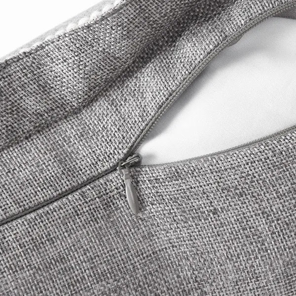 Retro Linen Trimmed Pillowcases - 2 Pieces