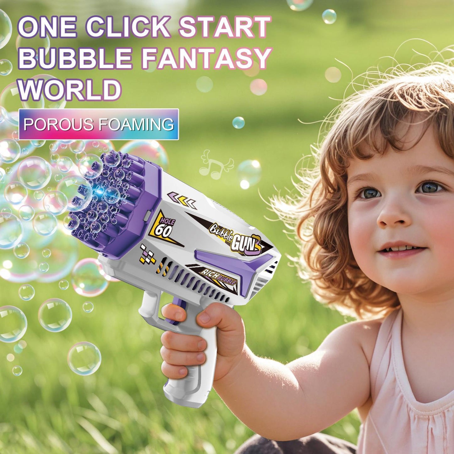Fun Automatic Bubble Machine for Kids & Parties