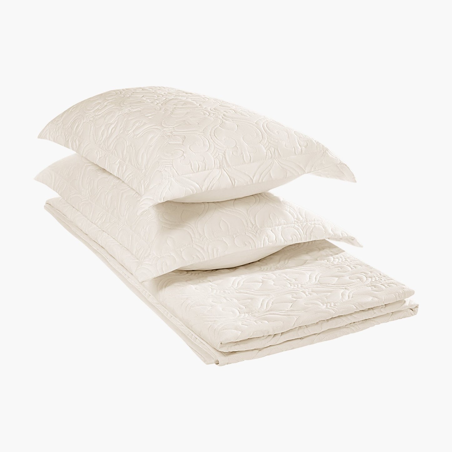 King Quilted Bedspread Set – Luxe Comfort