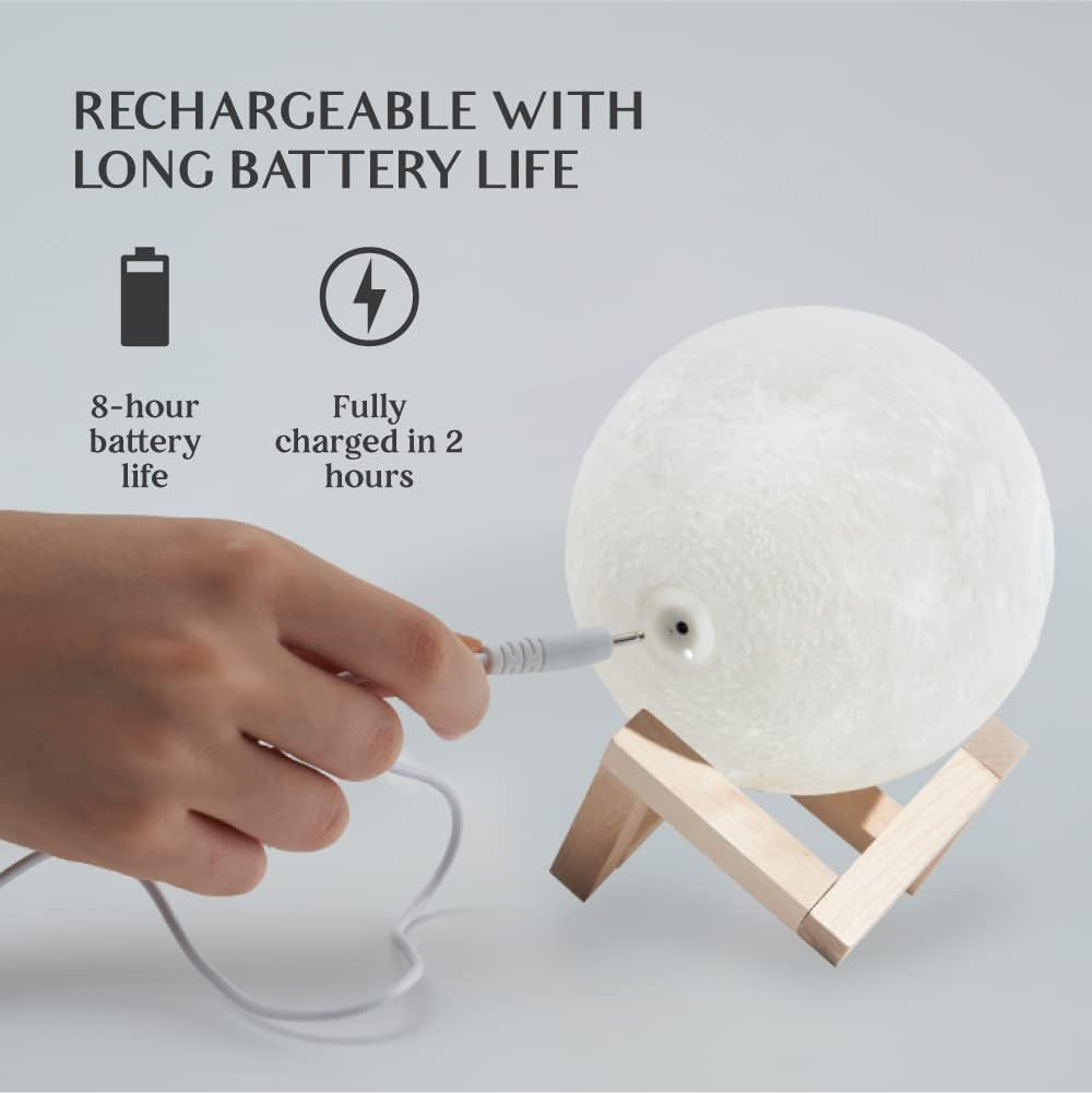 3D Moon Lamp with Remote – Magical Night Glow