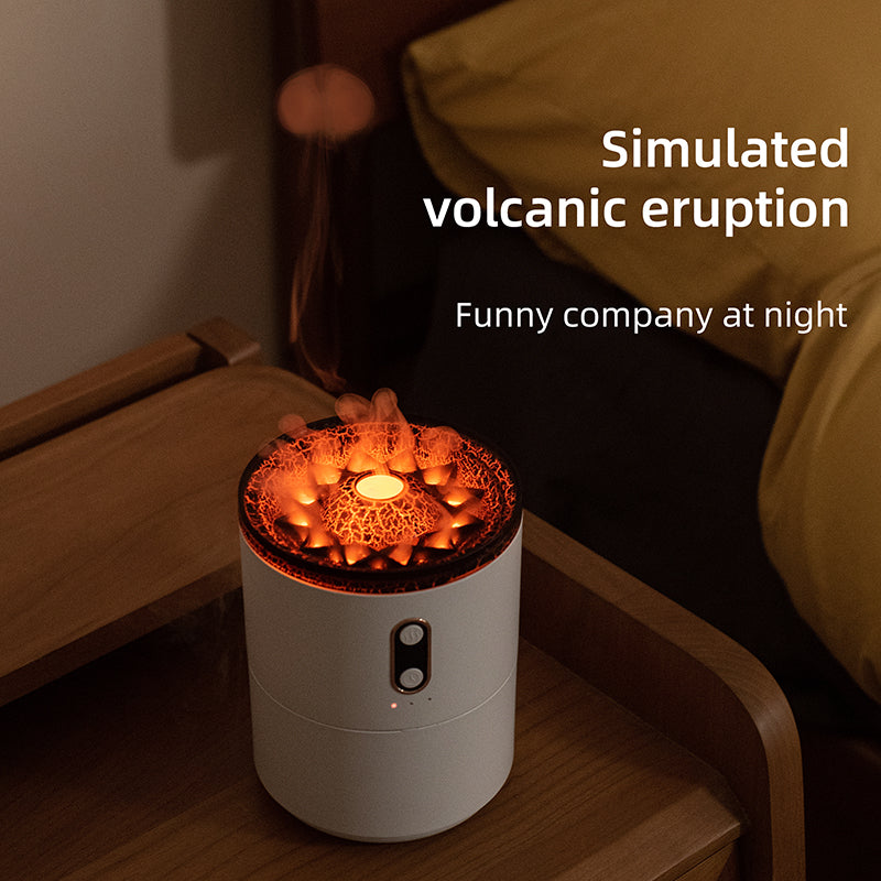 Volcanic Flame Diffuser – Relaxing Aroma Mist