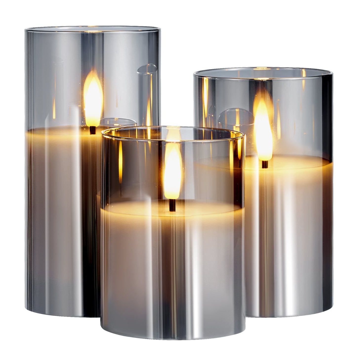 Flameless LED Candles 3-Pack – Safe Flickering Glow