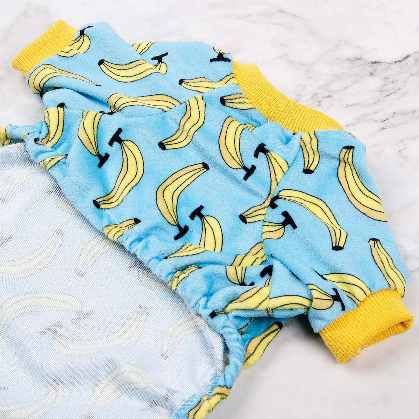 Banana Pet Pajamas – Fun Cozy Onesie