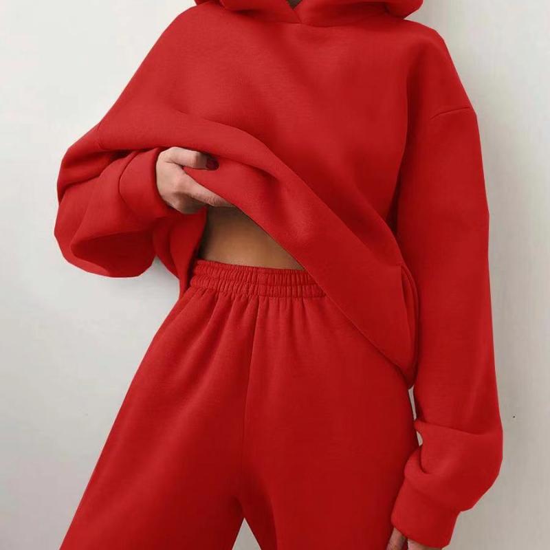 Women's Casual Two-Piece Tracksuit – Cozy & Stylish Lounge Set