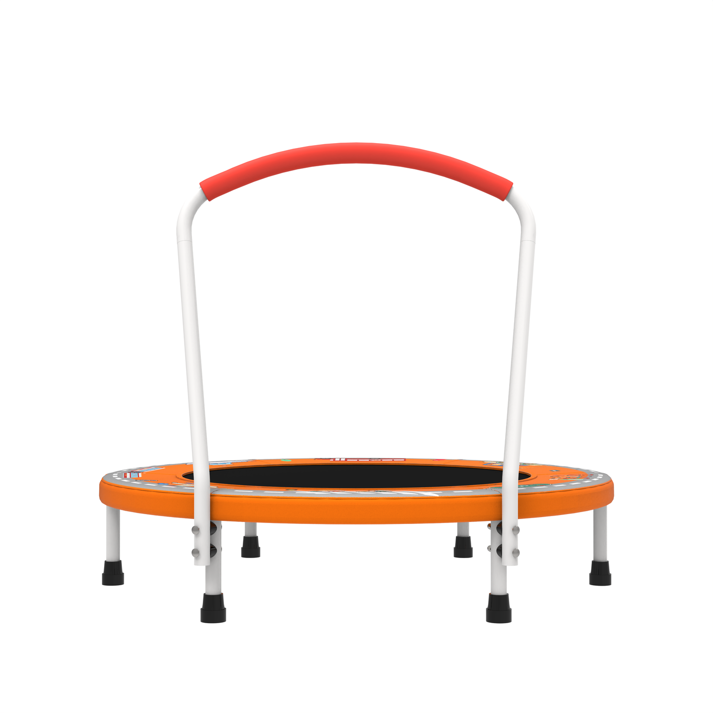 36inch Mini Trampoline For Kids Ages 1-6 Indoor Outdoor Trampoline With Handle  For Kids