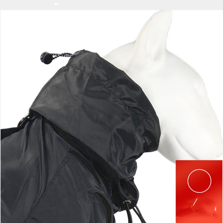 Full-Coverage Dog Jacket – Rain-Proof Gear