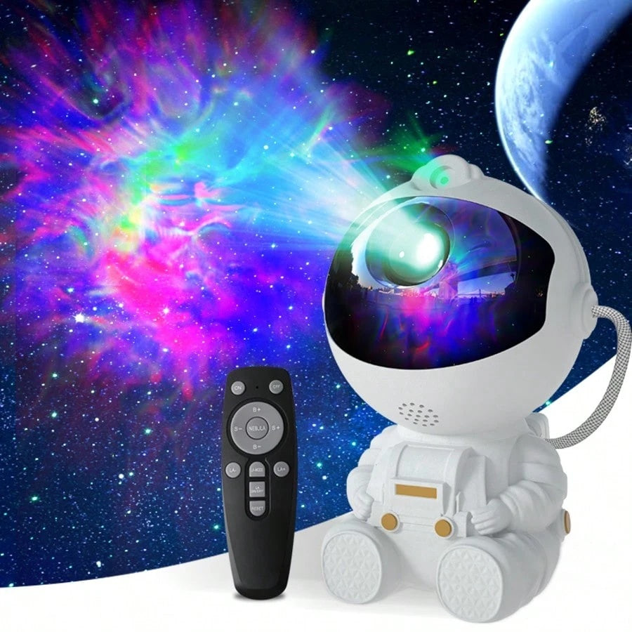 Astronaut Star Projector – Galaxy Bedroom Vibes