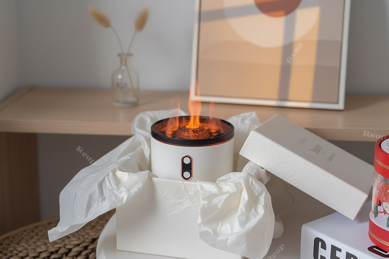 Volcanic Flame Diffuser – Relaxing Aroma Mist