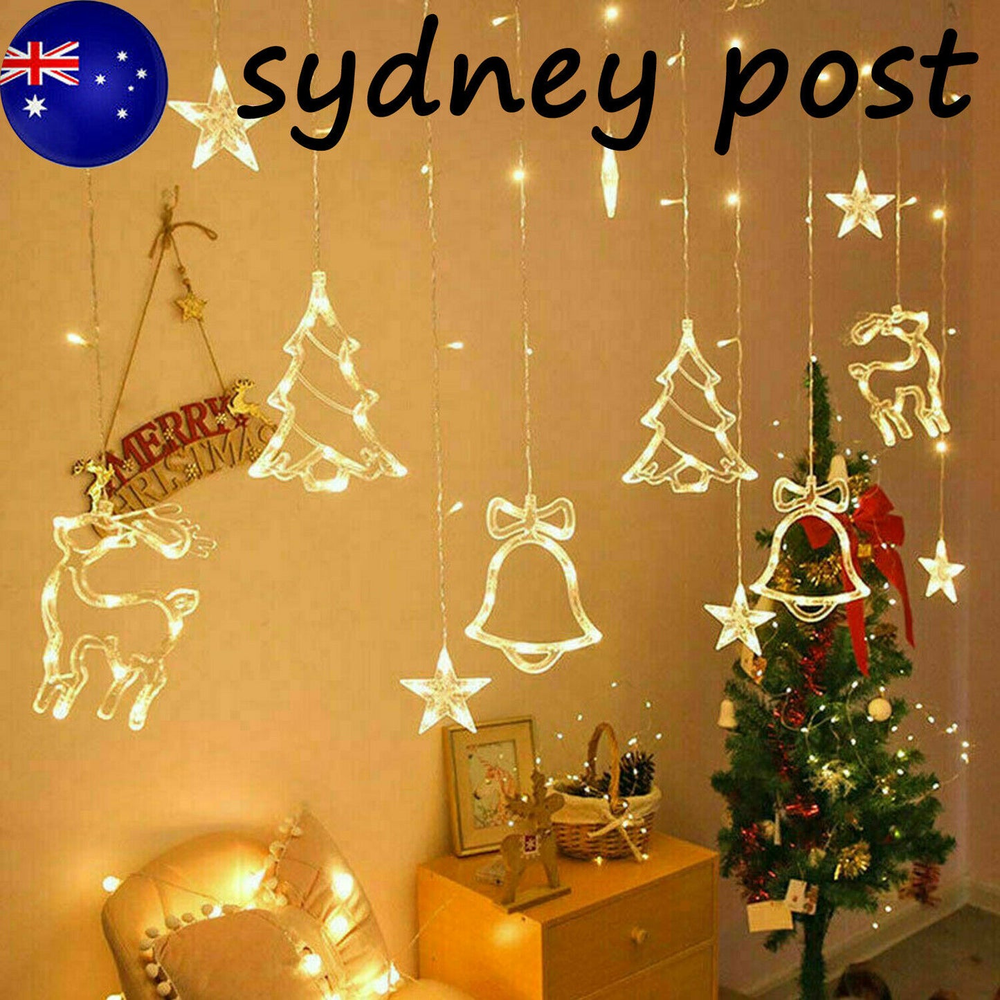 LED Fairy Curtain Lights – Twinkling Decor