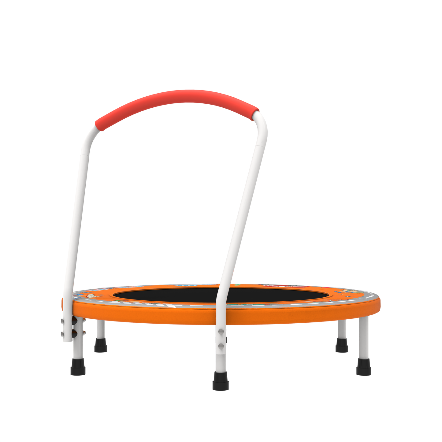 36inch Mini Trampoline For Kids Ages 1-6 Indoor Outdoor Trampoline With Handle  For Kids