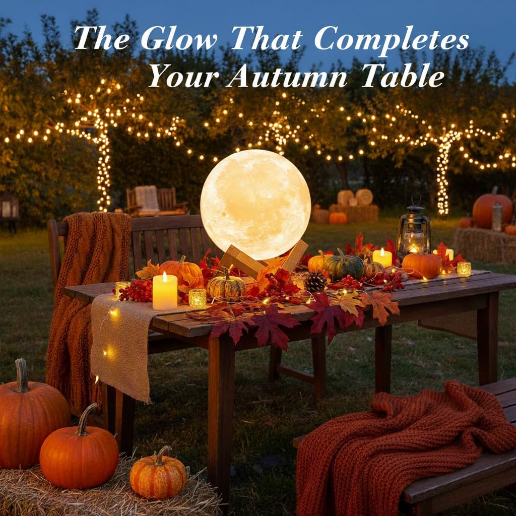 3D Moon Lamp with Remote – Magical Night Glow