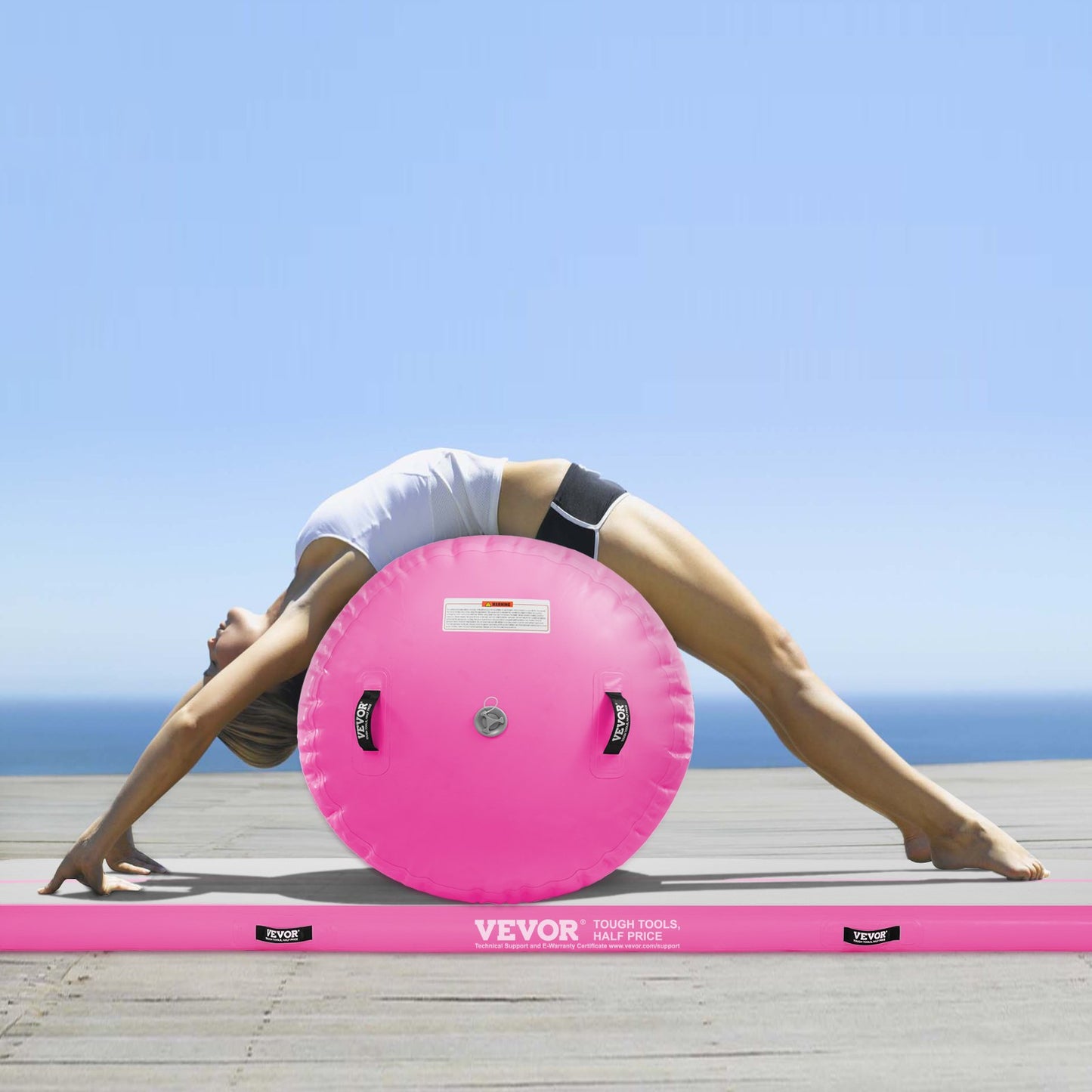 VEVOR Inflatable Gymnastics Air Mat and Air Roller