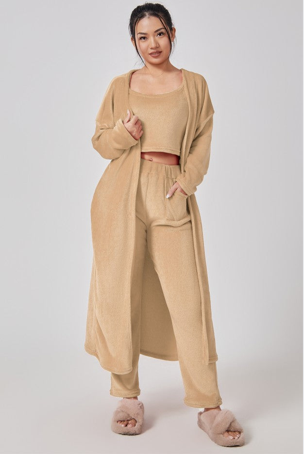 3-Piece Cozy Lounge Pajama Set