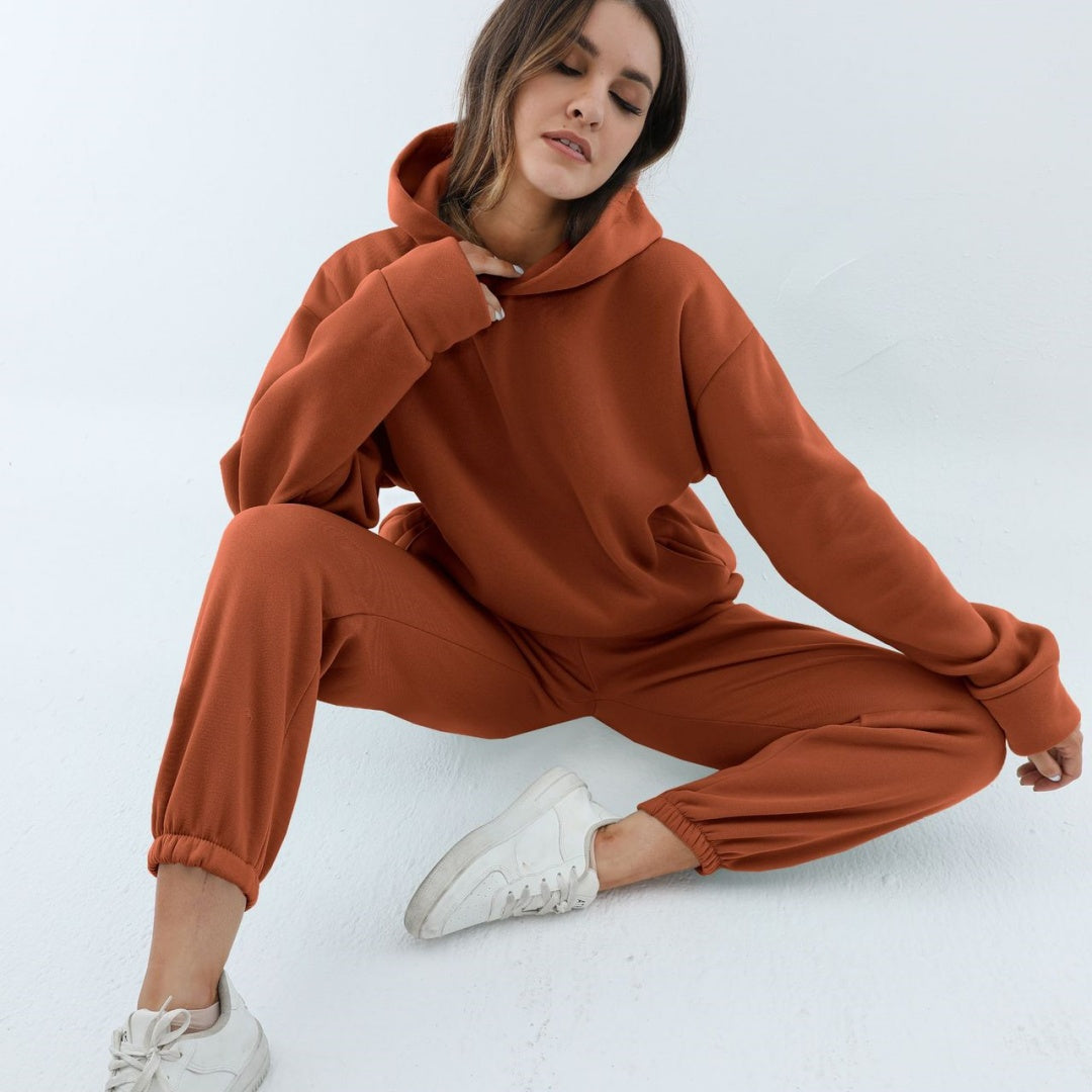 Women's Casual Two-Piece Tracksuit – Cozy & Stylish Lounge Set