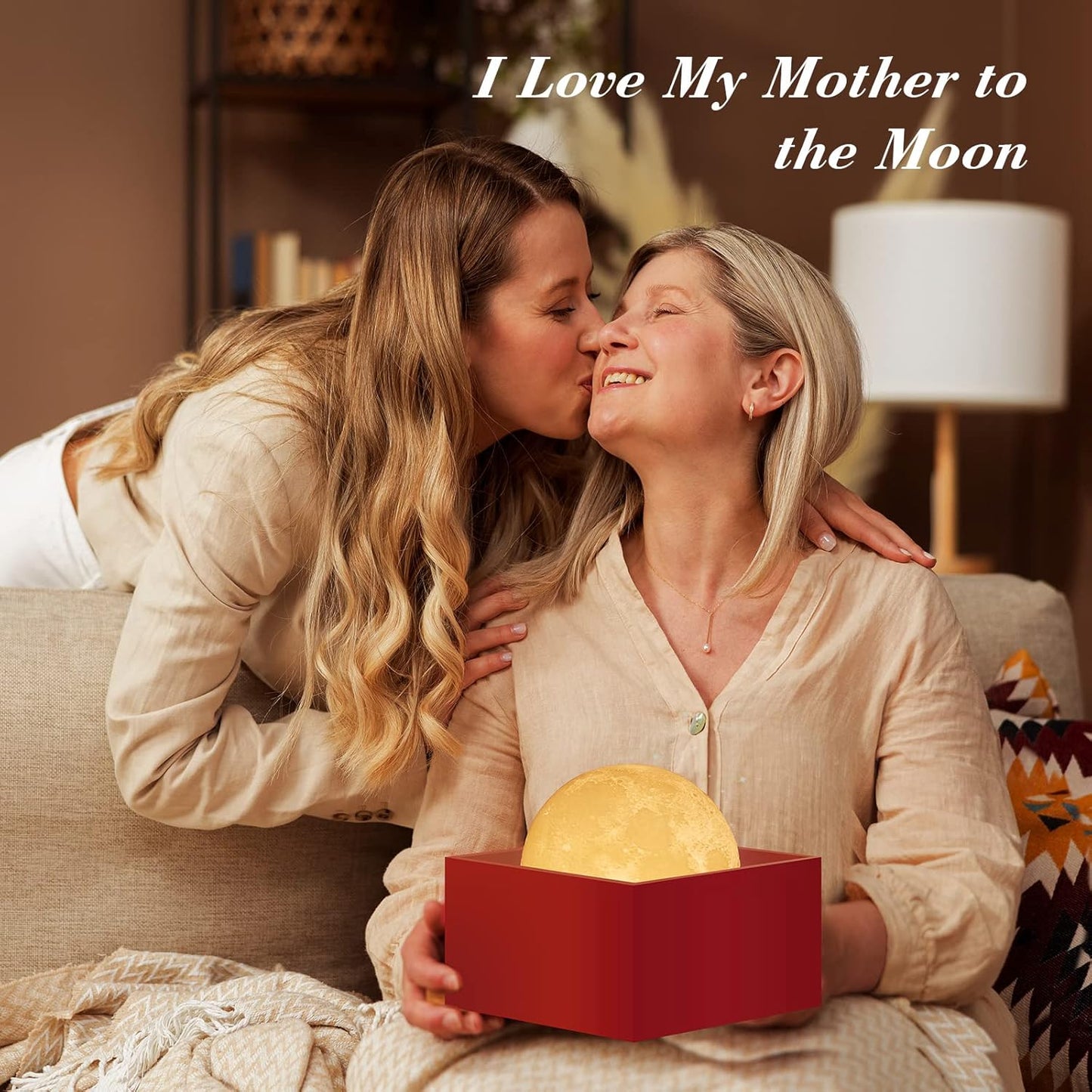 3D Moon Lamp with Remote – Magical Night Glow