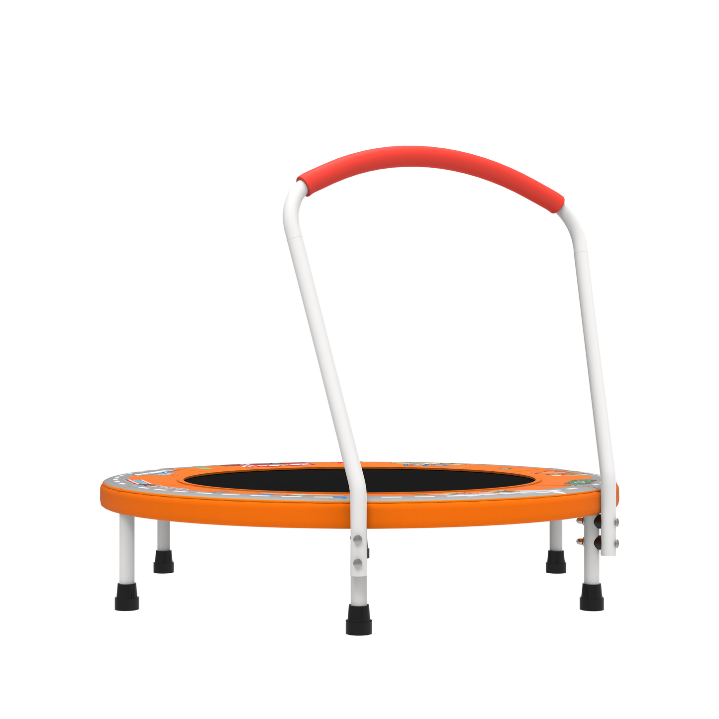 36inch Mini Trampoline For Kids Ages 1-6 Indoor Outdoor Trampoline With Handle  For Kids