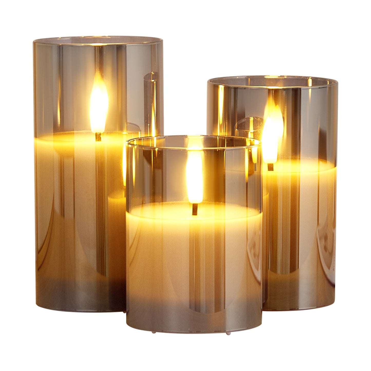 Flameless LED Candles 3-Pack – Safe Flickering Glow