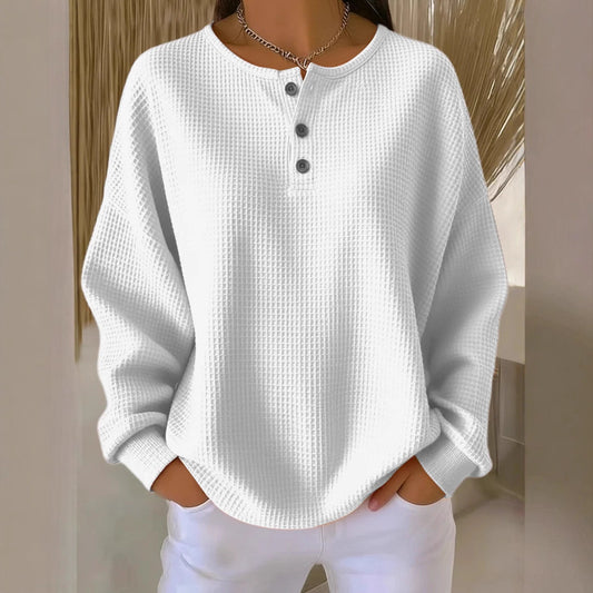Women's Thermal Waffle Long-Sleeve Shirt – Ultra-Soft & Warm Layer